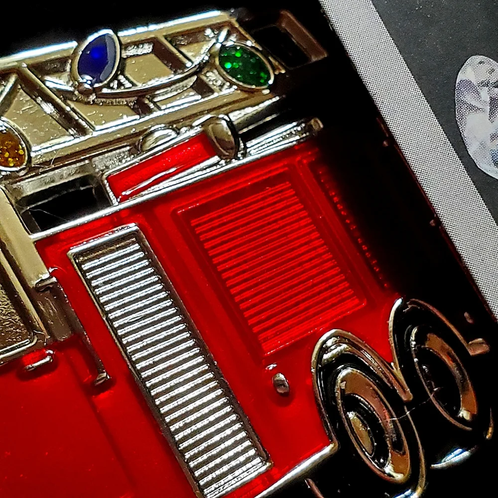 Christmas Tree Holiday Ornament Brilliant Bright Red Fire Engine Truck 3.5' - Picture 5 of 16